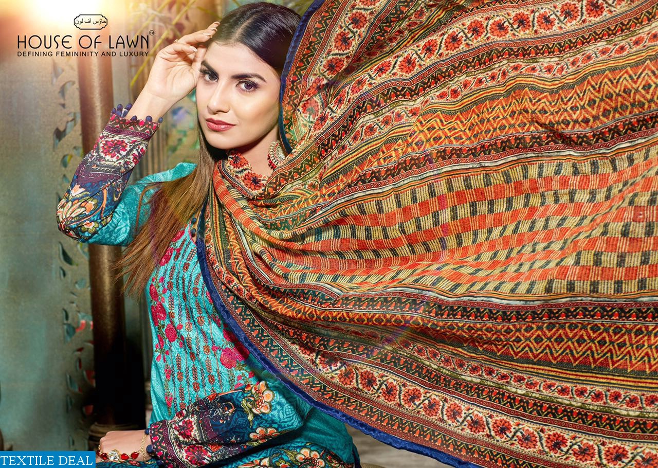 house of lawn muslin vol-5 Wholesale Ethnic dress material